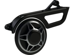 Sportster S and Nightster Front Pulley Cover Black Cut