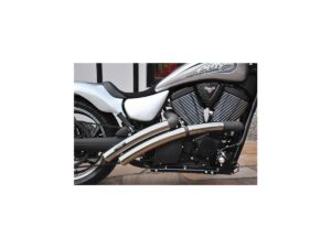 Rainbow Flat Side Exhaust Front Chrome